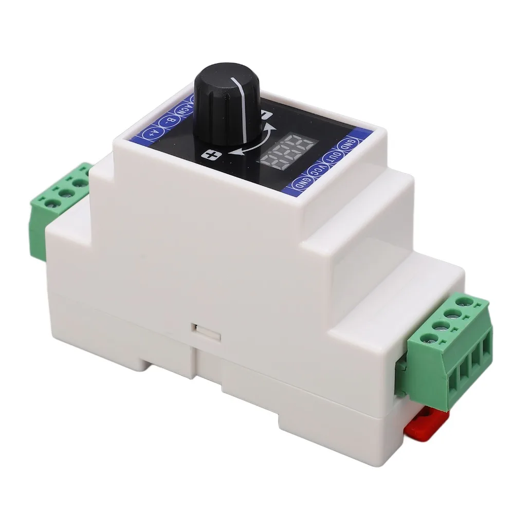 RS485 Current Signal Generator 24V Power Digital Display Current Analog Generator 4-20mA DC Rail Installation