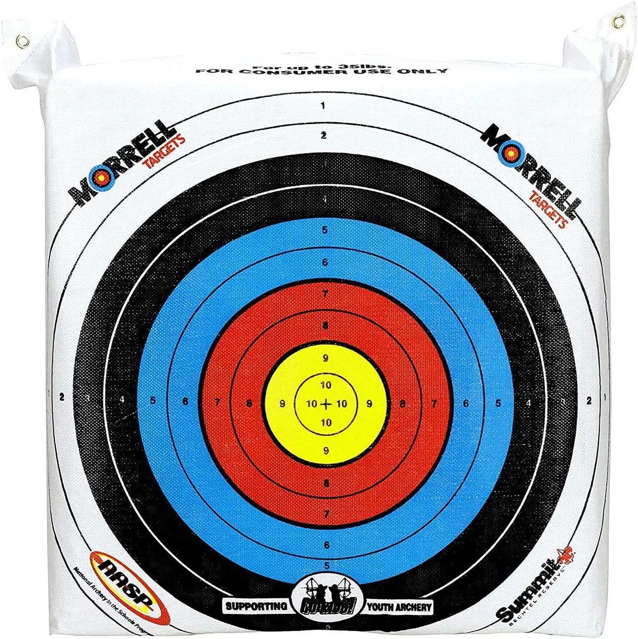 

Morrell Lightweight Outdoor Portable Youth Kids Range NASP Field Point Archery Bag Target with 2 Sides and 4 Shooting Spots for