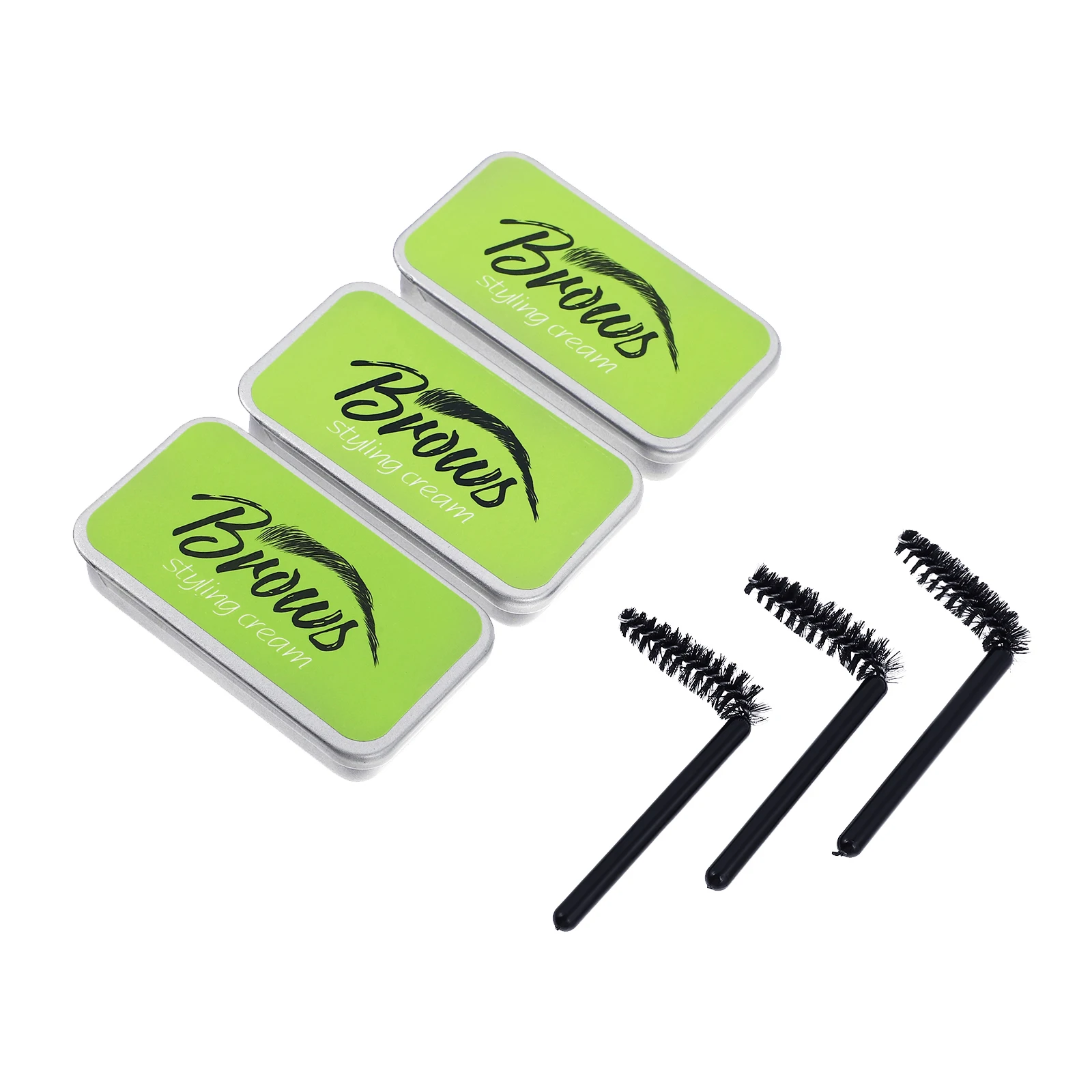 

Natural Eyebrow Shaping Cream 3 Sets Portable Gel Tool Sparse Eyebrows Brow Styling Soap Thickening Makeup