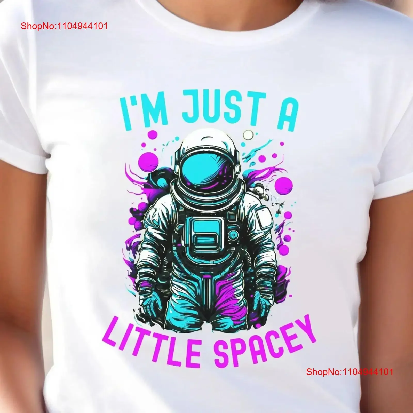 أنا مجرد مساحة صغيرة تي شيرت مضحك رائد الفضاء الفضاء الخارجي Airhead خمر غسلها امتدت الرسم تنفس أوم الموضة #1