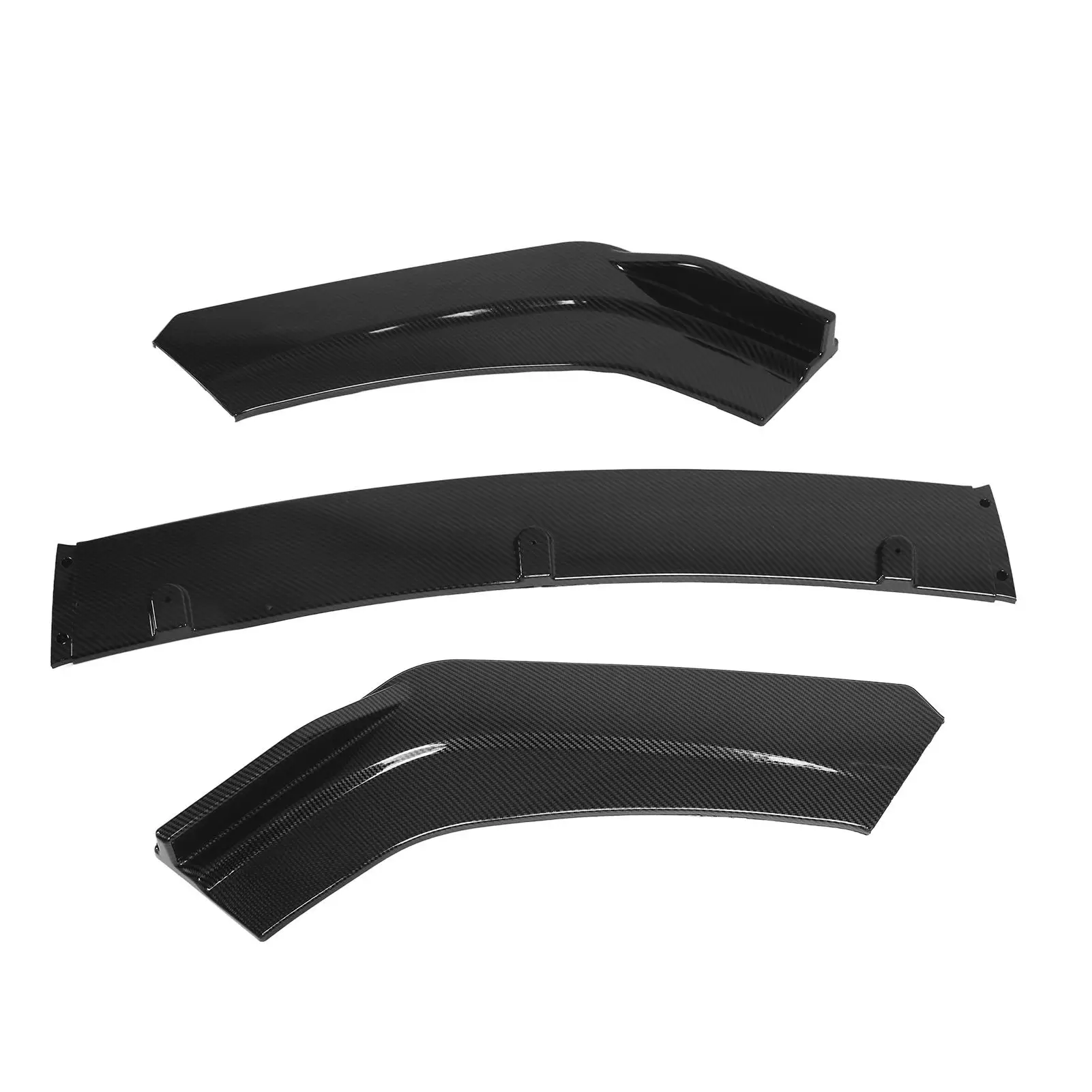 Universal 3pcs for car Bumper Lip Splitter Spoiler Set - Anticollision & Waterproof