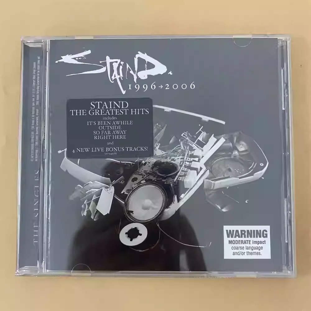 CD  Alternative Metal & Rock Album Staind Music CD The Singles 1996-2006 Music Record Cosplay Walkman Car Soundtracks Box Gifts