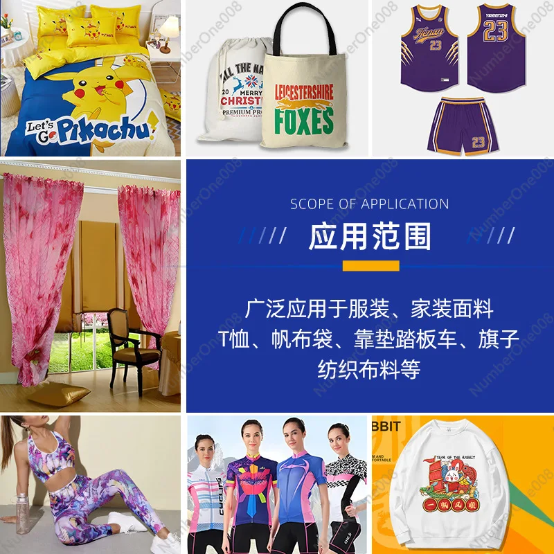 4-Head Sublimation Printer Fabric Digital Printing Machine Sportswear Thermal Transfer Printer