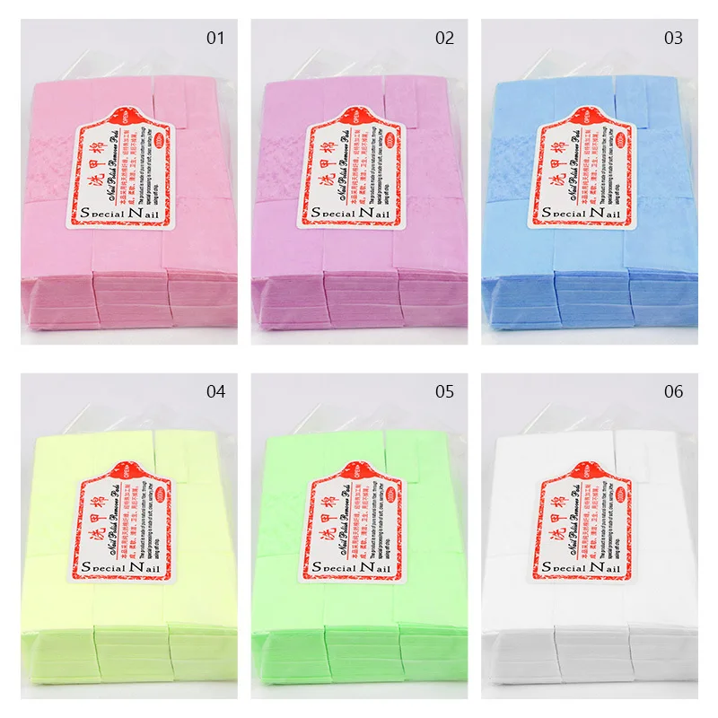 800PCS Professional Nail wipe cotton pads,Gel Nail Polish Remover Set，Nail Polish Remover Cotton Pads, Disposable Nail Wipes