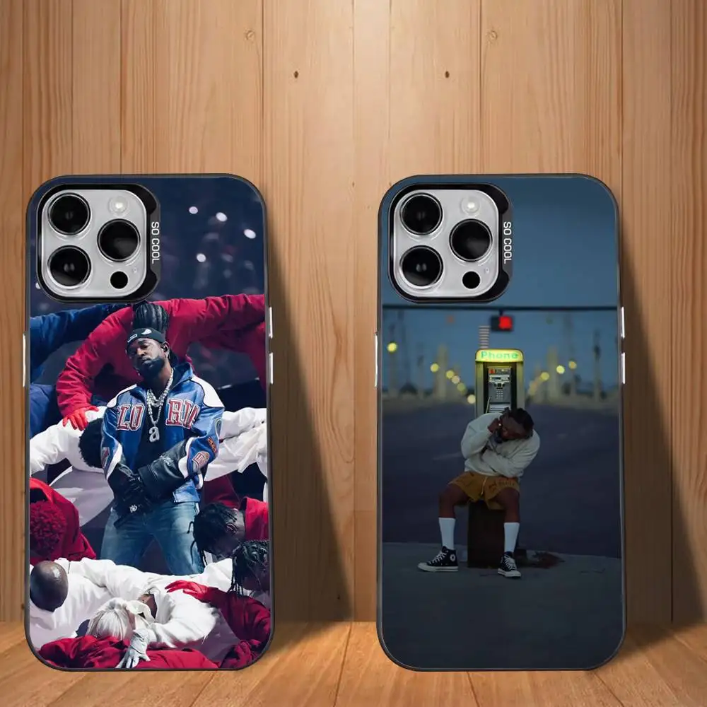 Funda de teléfono K-Kendrick L-Lamar para iPhone 17,16,15,14,13,12,11, Mini,Pro,SE,MAX, funda blanca mate a prueba de golpes
