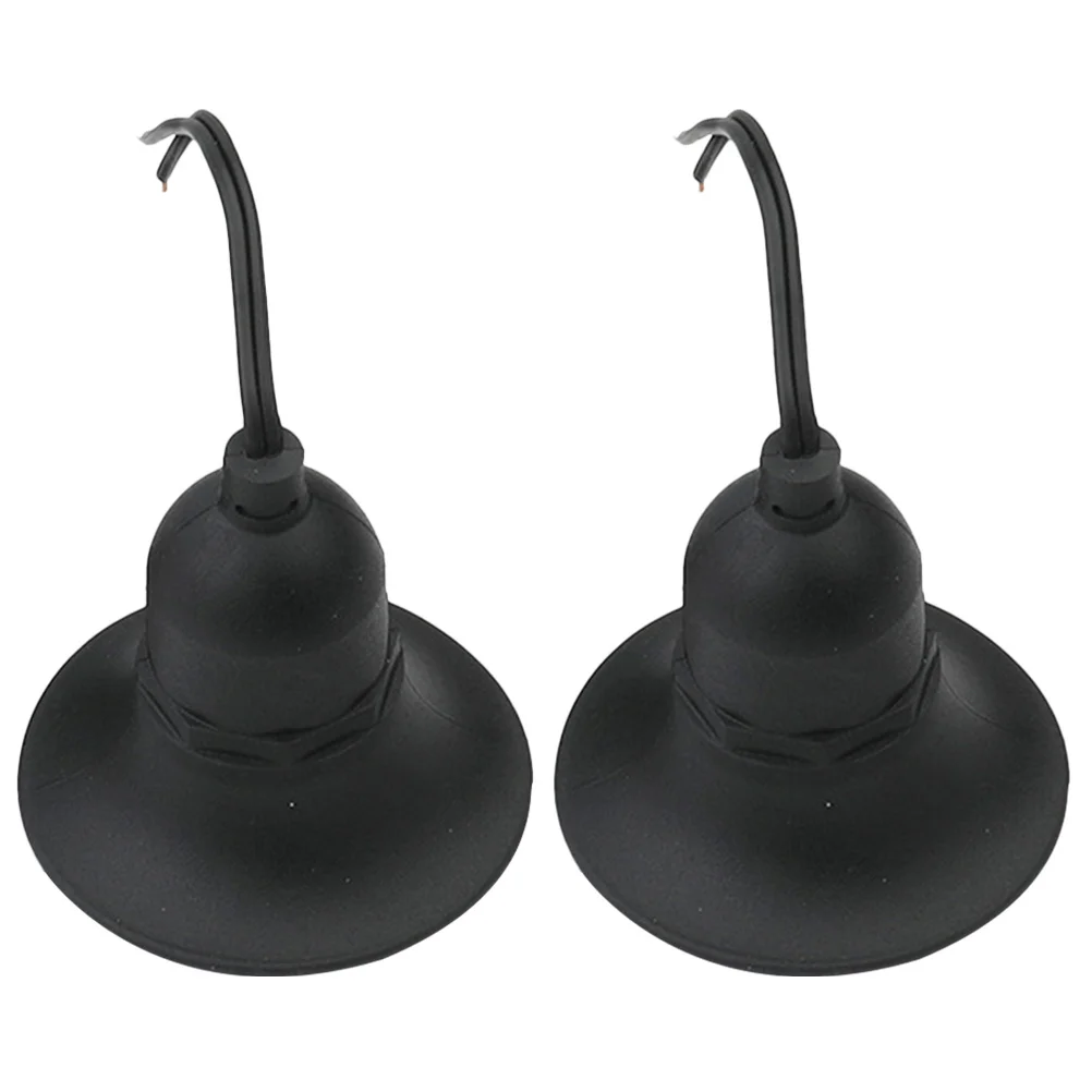 

2pcs Waterproof Lamp Holder E27 Light Socket Outdoor Weatherproof High Temperature Resistant For Home Garage Lighting