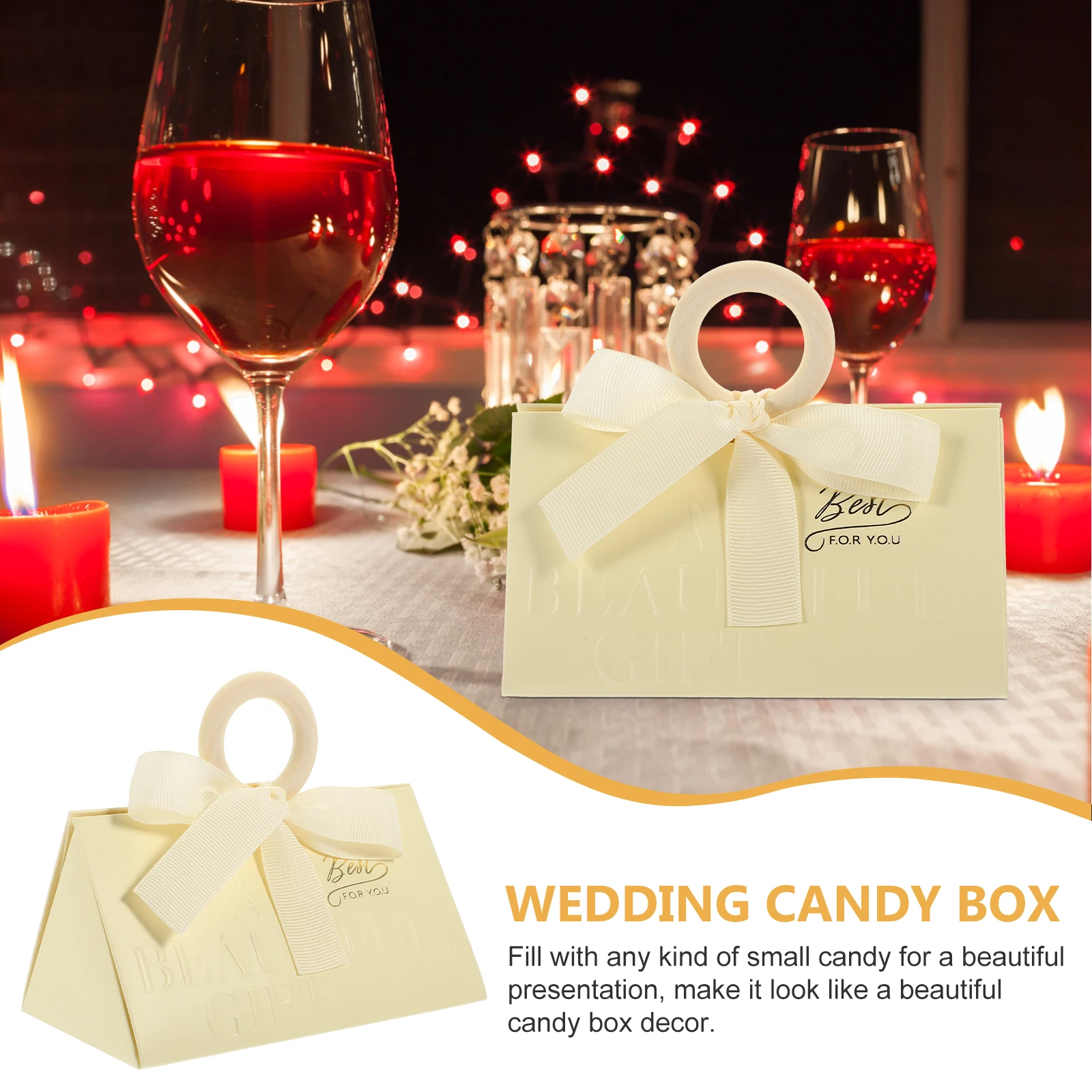 

20 Pcs Candy Box Small Boxes for Treats Favor Boxed Valentines Dessert Day Bridesmaid