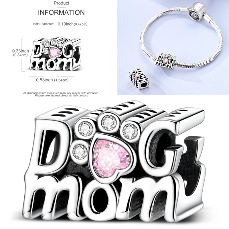 2026 Neue Mutter-Charms aus 925 Sterling Silber, Schwester-Familien-Liebesherz-Perlenanhänger, passend für europäische Armbänder, DIY-Schmuckgeschenk für Frauen – Detail 26