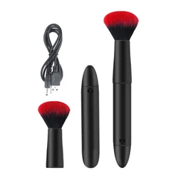 Alwafore vibrating makeup brush with 10 Vibration Frequencies For Quick Makeup  Electric Makeup Puff Applicator Blending Brush