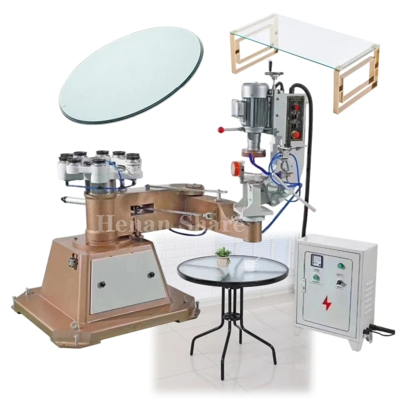 Irregular Glass Edge Beveling Polishing And Grinding Machine Glass Shape Edging Machine