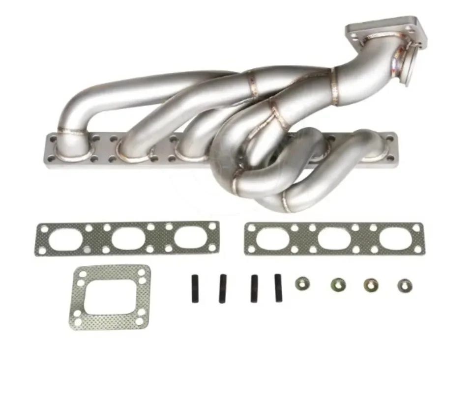 

SS304 3.0mm thick Top Mount Exhaust M50 Manifold For M52 S50 S52 E36 E39 T3 / T4 1990-2001