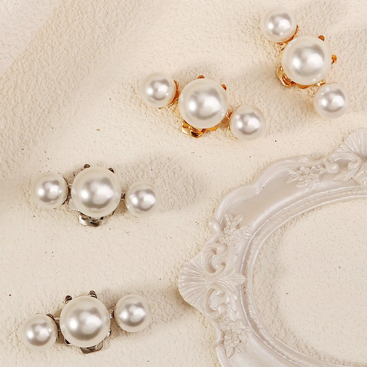 1Pc Lady Shoe Pearl Clip Decorative Clips Wedding Women Bride High Heel Removable Charm Buckle Clamp Shoe Decorations