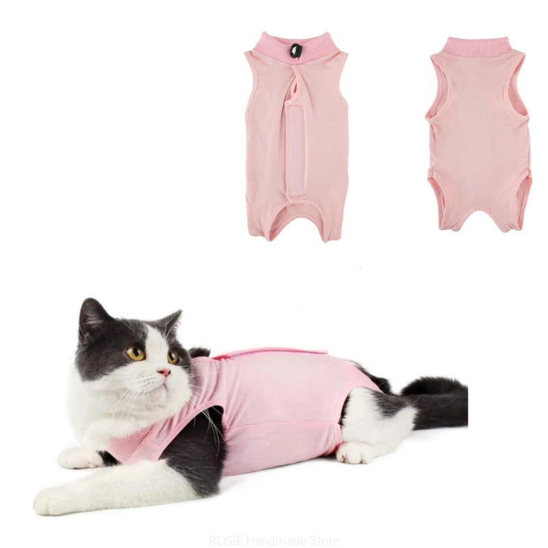 

Dog and Cat Jumpsuit Sterilization Rehabilitation Suit Dog Abdominal Wound Protection Suit Anti Licking Jumpsuit Cat Vests