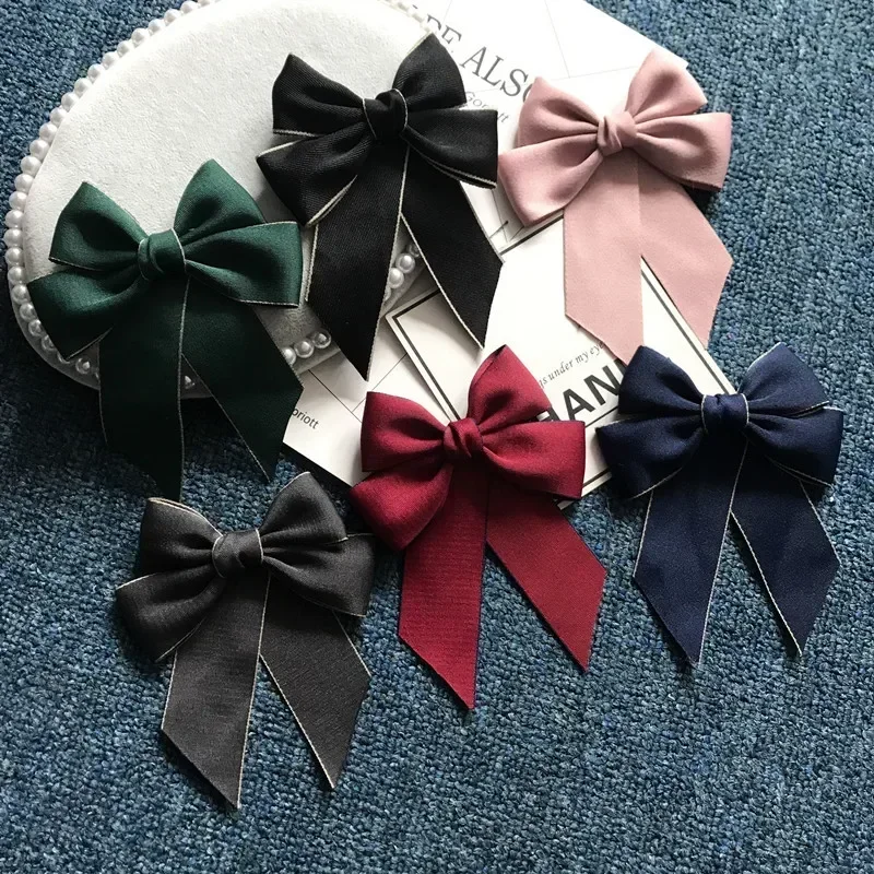 New Handmade Bow Tie Women's Campus Style Girl School Uniform Shirt Collar Flower Stewardess Bank Hotel Professional Wear Bowtie