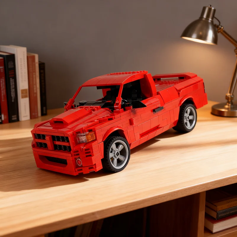 1093pcs MOC Dodge RAM 12studs Creator Creator Expert Model Building Blocks Christmas Gift Toy Craft Art DIY Idea Collection
