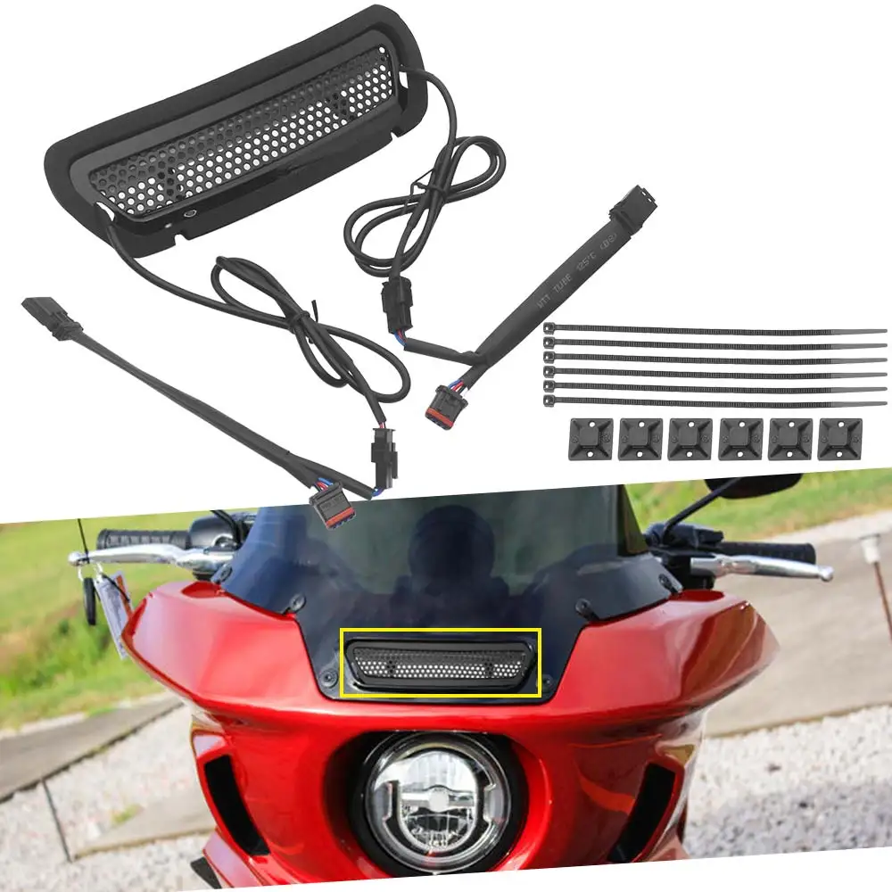 

Передние светодиодные фары-акценты для мотоциклов, совместимые с Harley Softail Low Rider ST/EL 2022-2026