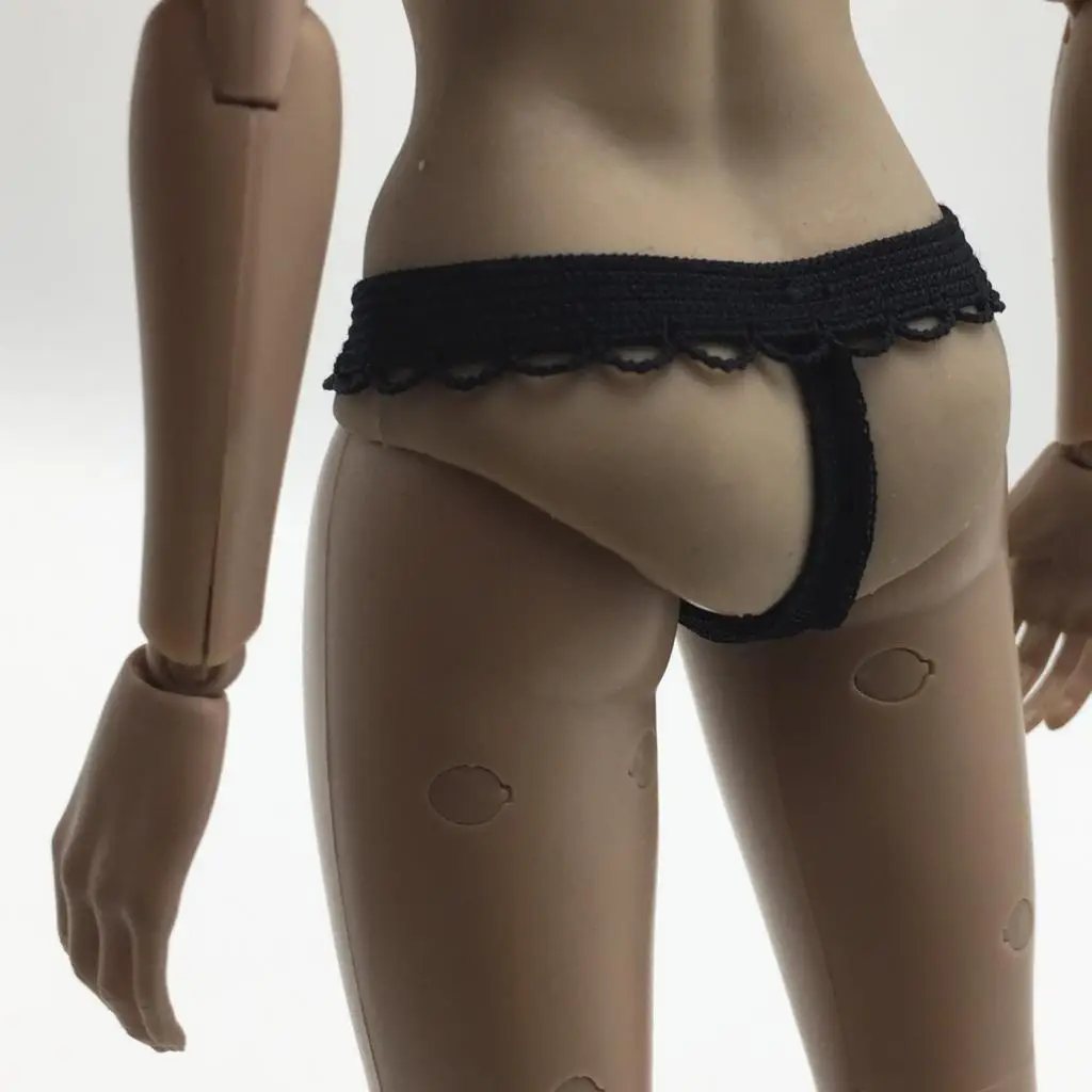 12인치 액션 피규어용 1/6 여성 레이스 끈팬티 천