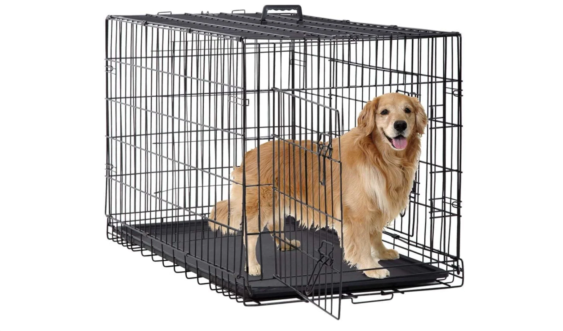 BestPet 24,30,36,42,48 Inch Dog Crates for Large Dogs Folding Mental Wire Crates Dog Kennels Outdoor and Indoor Pet Dog Cage Cra