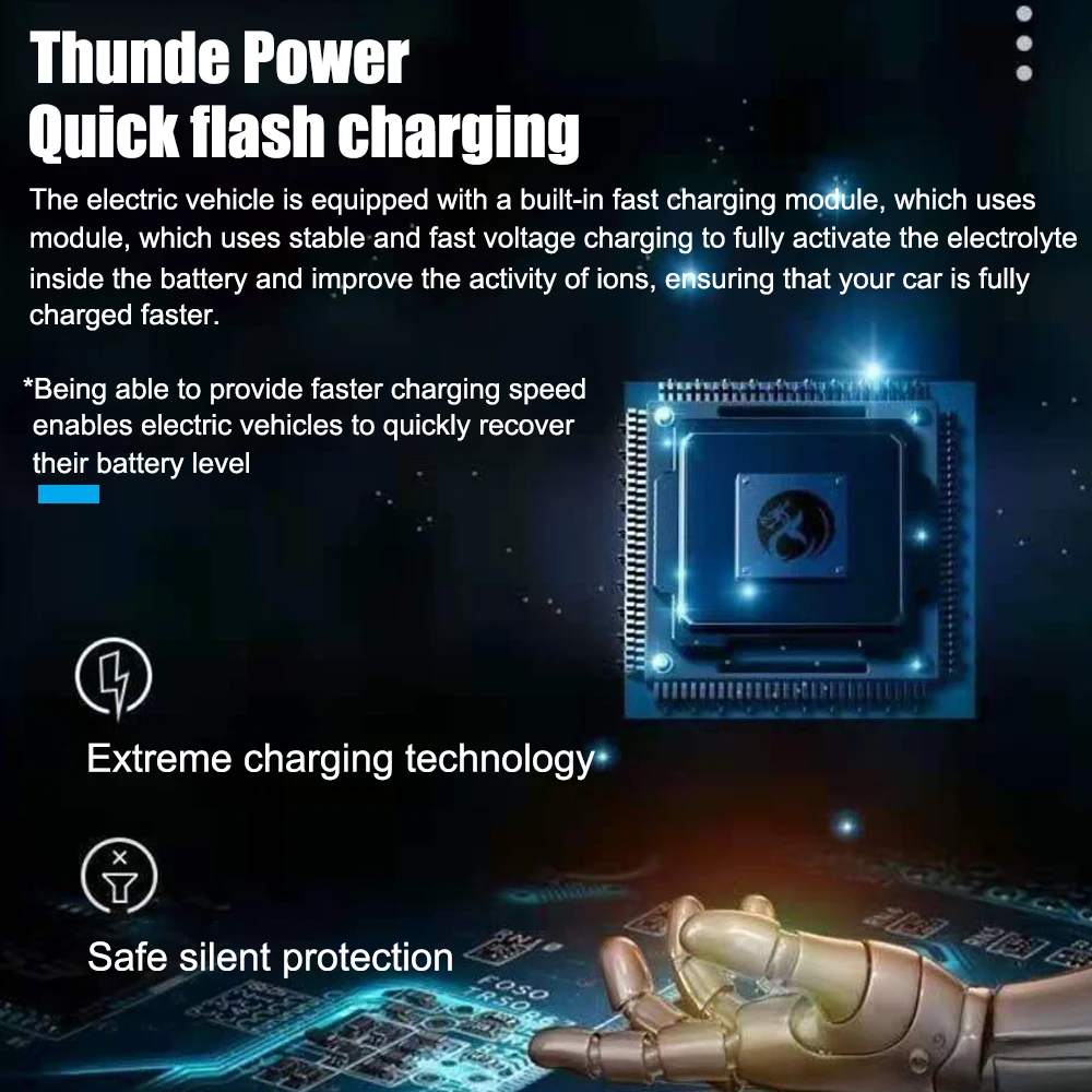 Moto Truck Battery Charger Car Battery Charger 220V Power Puls Repair Charger LED Display Wet Dry Lead Acid Battery 12V 2A