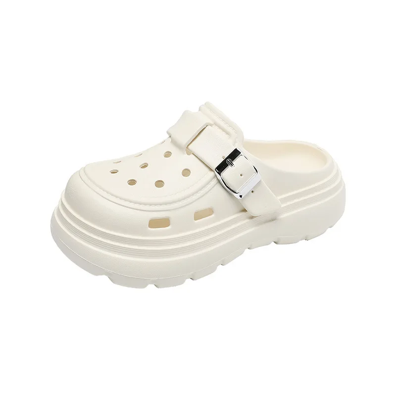 Summer wear non-slip and deodorant bag head thick-soled hole shoes women's 2026 new casual beach cool slippers