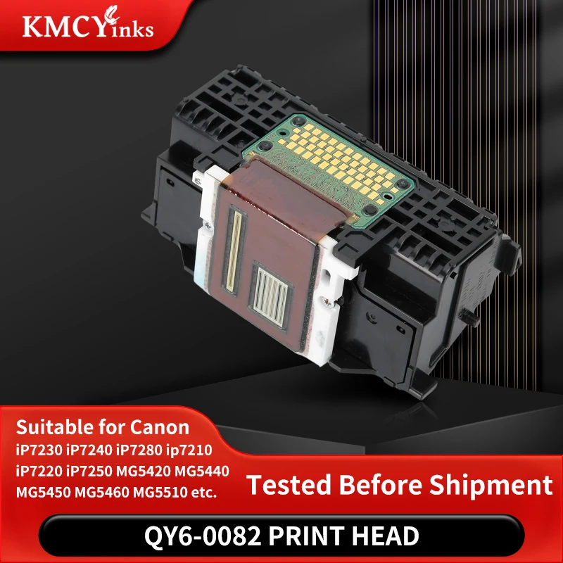 KMCYinks Print Head QY6-0082 For Canon PIXMA iP7280 iP7250 i97220 MG5680 MG5460 MG5510 MG5520 MG5550 MG6420 MG6450 Printer Parts