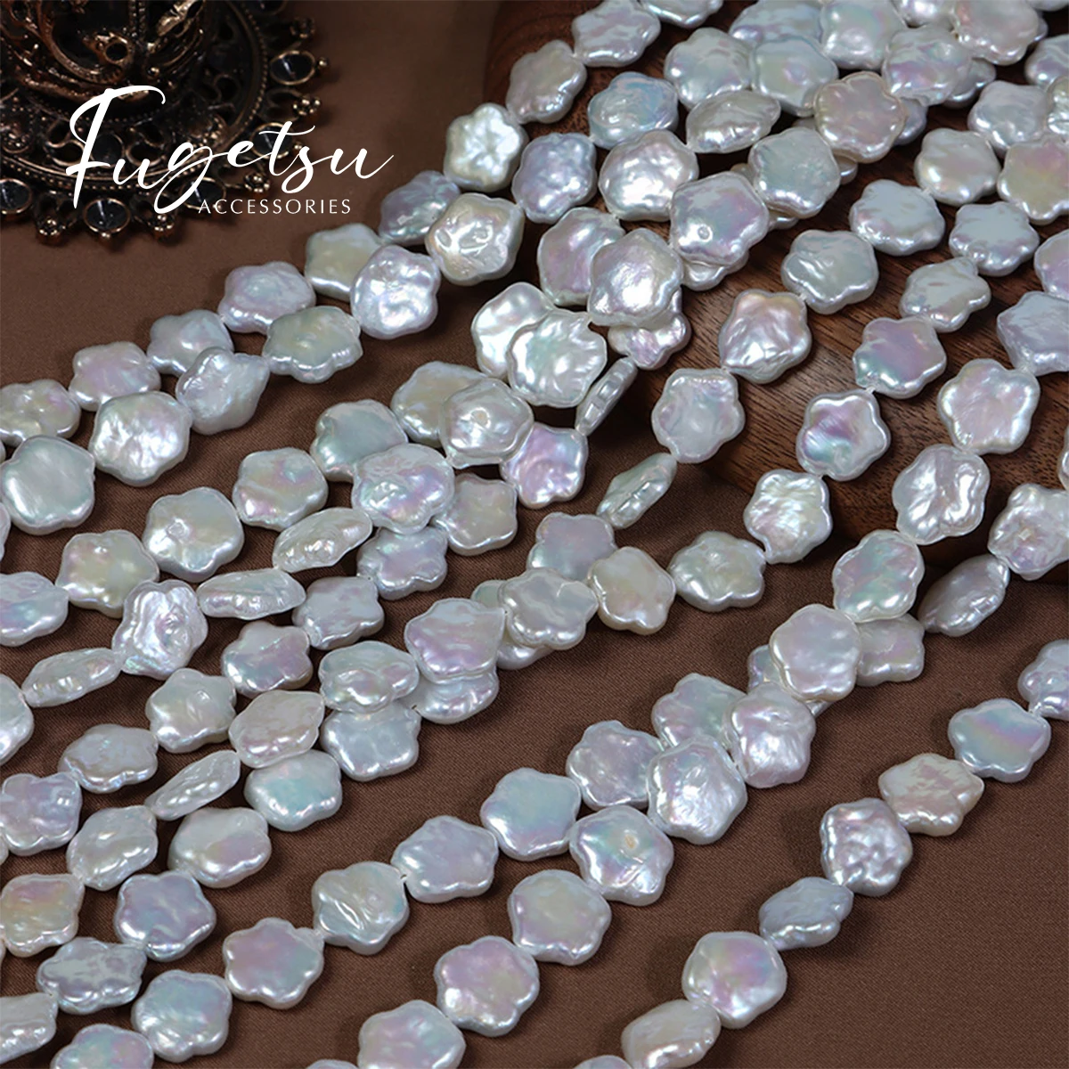 

Baroque Natural Freshwater Pearl Plum Shaped Cold Light High-Quality Pearls Beads Charms for DIY Women Necklace Jewelry Making