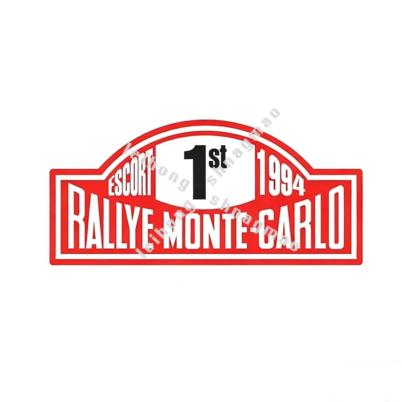 Monte carlo rally clássico escolta cosworth adesivos de carro decorativos pára-choques janela arranhões cobrindo adesivos de vinil