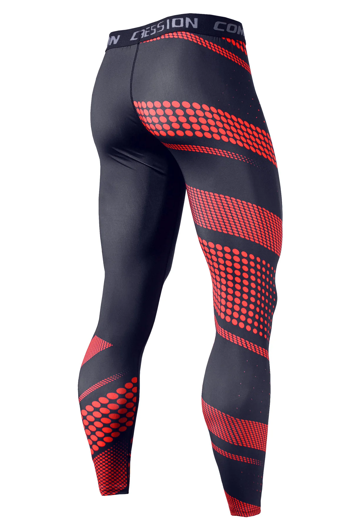 Männer Lauf Leggings Sportswear Quick Dry Gym Fitness Strumpfhosen Workout Training Jogging Sport Hosen Kompression Sport Hosen – Detail 17