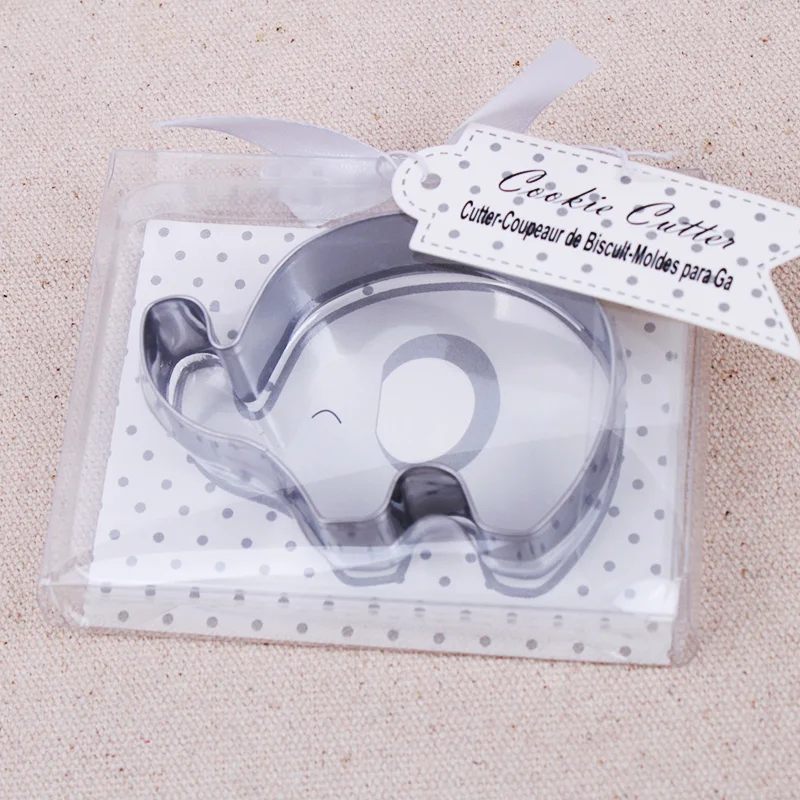 

Cookie Cutter and Cake Mold for Baby Shower Decoration, Little Peanut, Elephant Souvenir, Gift Favors, 12Pcs