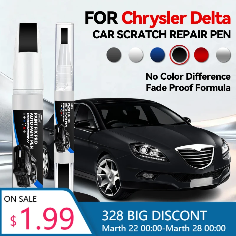 

Ручка-корректор для ремонта лакокрасочного покрытия Chrysler Delta 1996-2025, средство для удаления царапин, аксессуары для авто, черный цвет