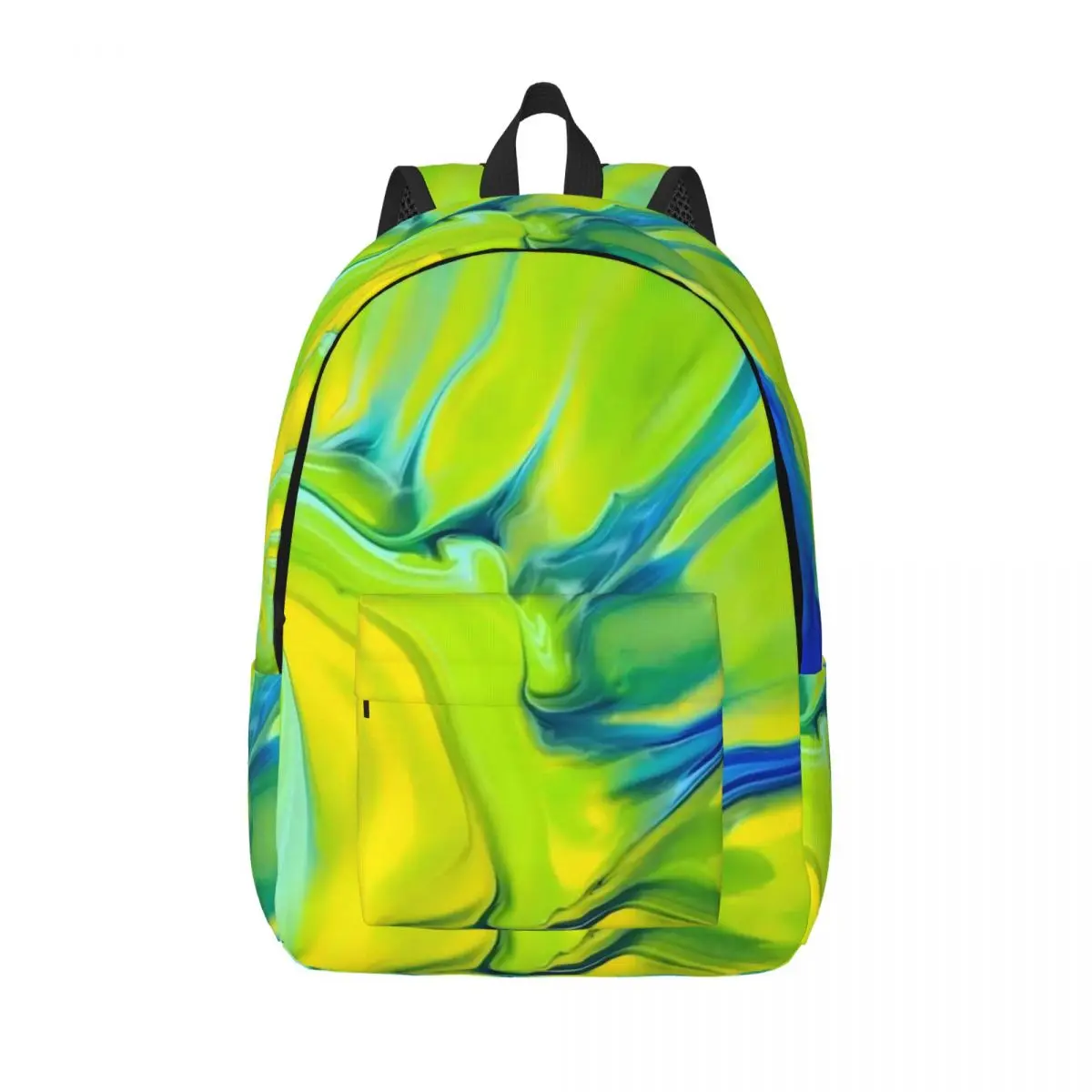 

Рюкзак Tie Dye, синие и желтые рюкзаки в уличном стиле, мужские школьные сумки Kawaii, красочный большой рюкзак