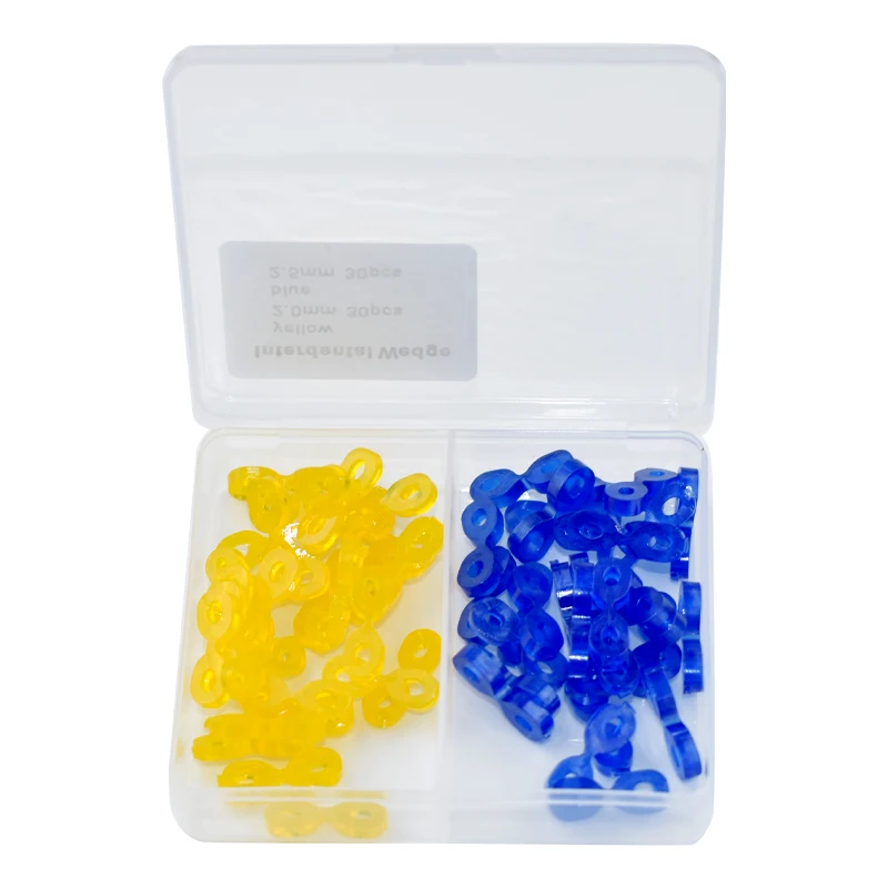 180Pcs Dental Elastic Separators and Fixing Wedges for Matrix Systems Restorative Dentistry Accessories