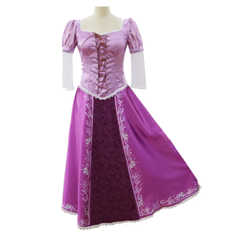 Halloween Girls' Favorite Cosplay Costume Purple Long Dress Sweet Comic Show Family Party Stage Performance Cosplay Costume