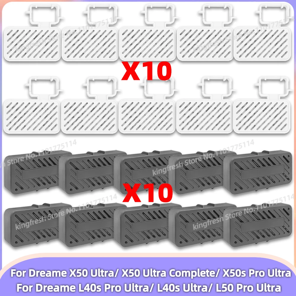 متوافق مع Dreame X50 Ultra / X50s Pro Ultra / L40s Pro Ultra / L40s Ultra / L50 Pro Ultra وحدة فضة خزان مياه قذرة