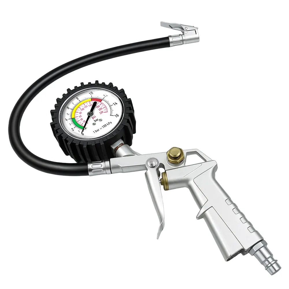 

2026 New Car Tyre Air Pressure Tester High-precision Long Tube Tire Gauge Meter For Auto Motorcycle Truck Bike Measurement Tools