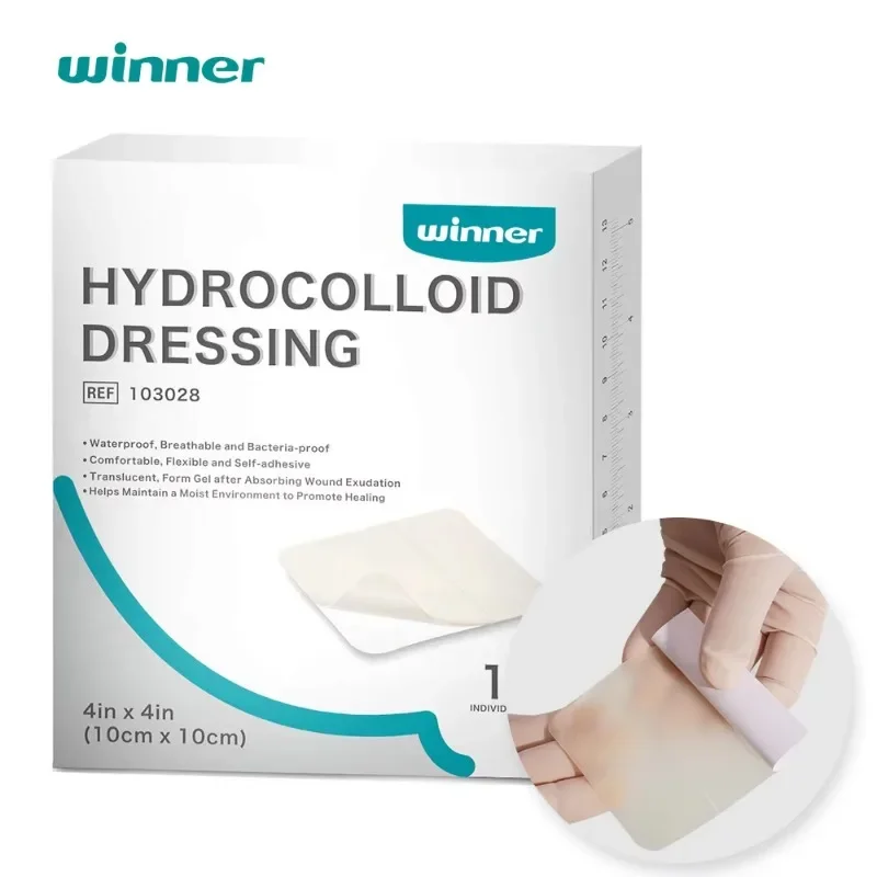 CE Breathable Wound Care Adhesive Hydrocolloid Dressing