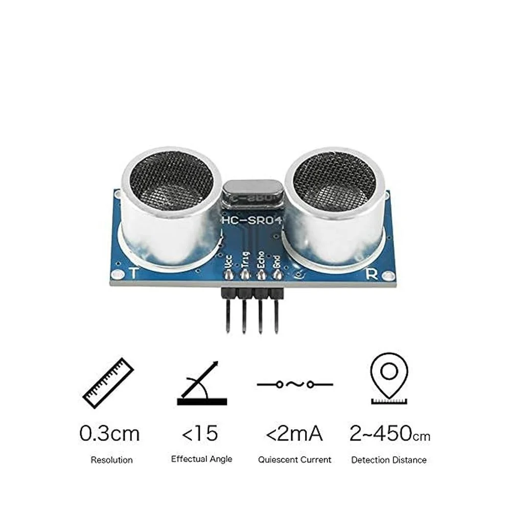 XCW Ultrasonic sensor HC-SR04 HCSR04 to world Ultrasonic Wave Detector Ranging Module HC SR04  Distance Sensor For Arduino 1-10