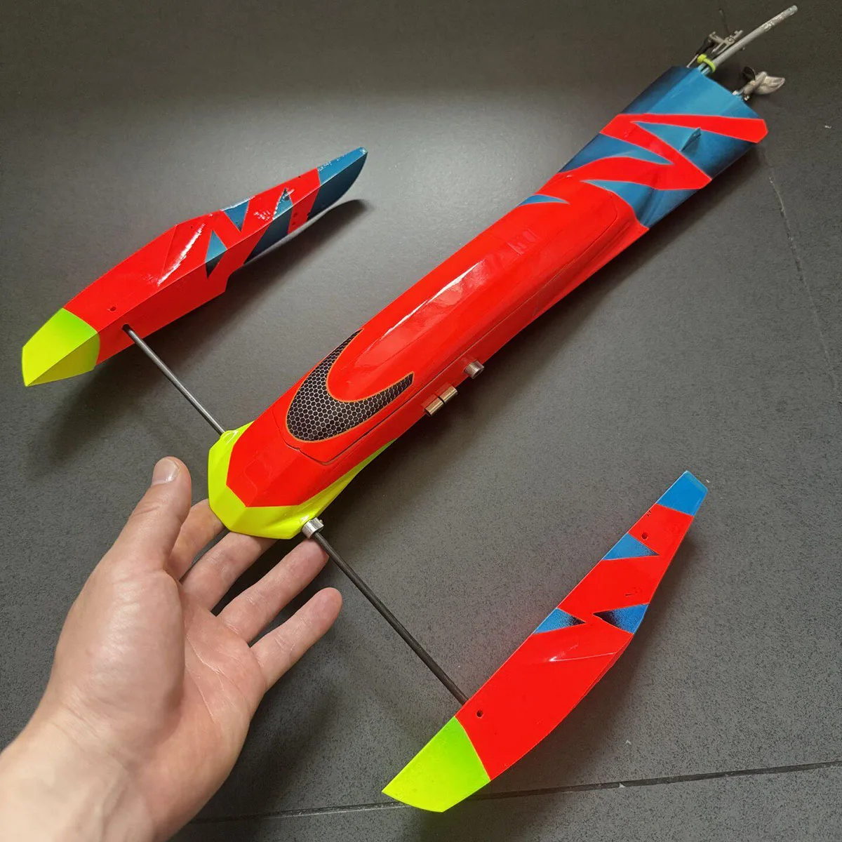 RC Shrimp Boat 45cm Carbon Fiber Material Remote Control Ships Competition Only RC Schiffe Model Kit Ship Toy