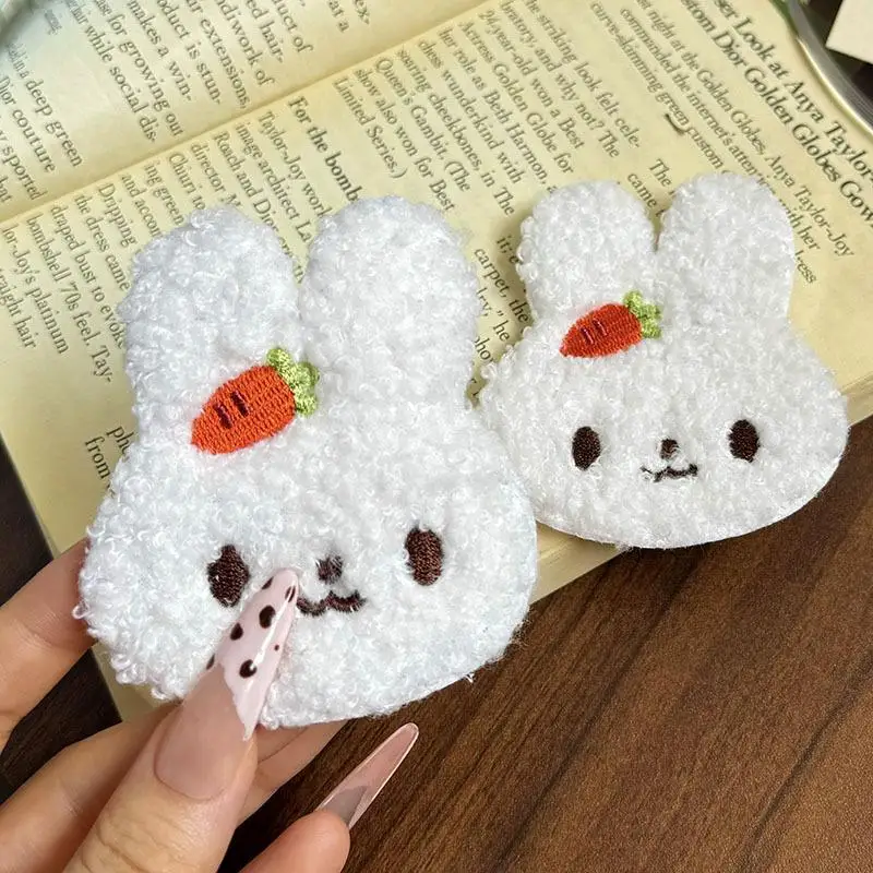 Заколки-для-волос-magic-paste-милые-кудрявые-пушистые-с-вышивкой-в-виде-моркови-для-девочек-подростков-для-школы