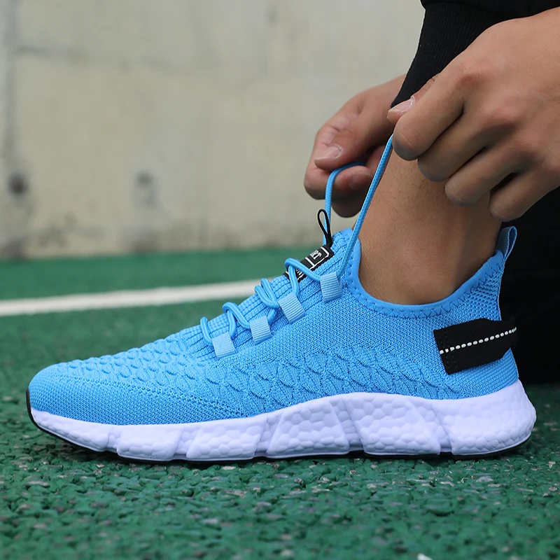 

Men's Casual Running Shoes Anti-Slip Breathable Soft Sole Gym Walking Athletic Footwear Lightweight Design for Outdoor Sports