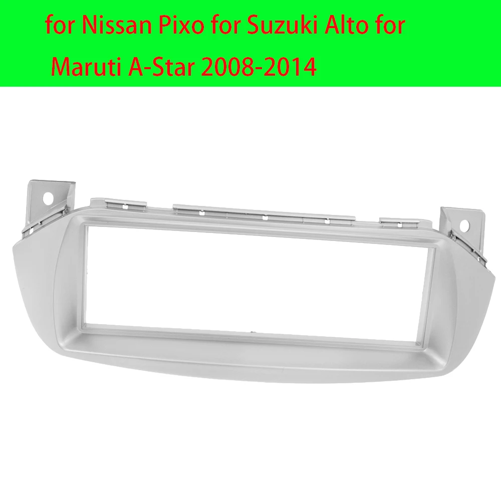 1 Din Car Radio Fascia for Nissan Pixo for Suzuki Alto for Maruti A-Star 2008-2014 Stereo DVD Player Audio Fitting Adaptor Bezel