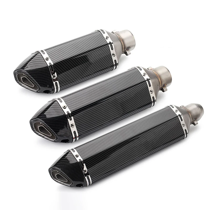 

51mm Universal Accessories Motorcycle Exhaust pipe Modified Muffler Pipe echappement moto db killer For XJ6 MT07 09 03