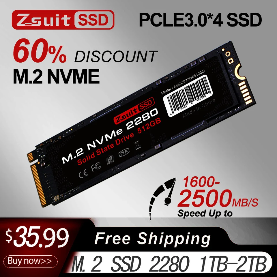 Zsuit-ラップトップ用のソリッドステートハードディスク,m.2 nvme ssd