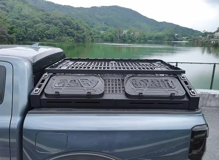 Uniwersalny bagażnik dachowy AQTA, aluminiowy, regulowany, zapobiegający wyginaniu się, do montażu na dachu, możliwość modyfikacji.