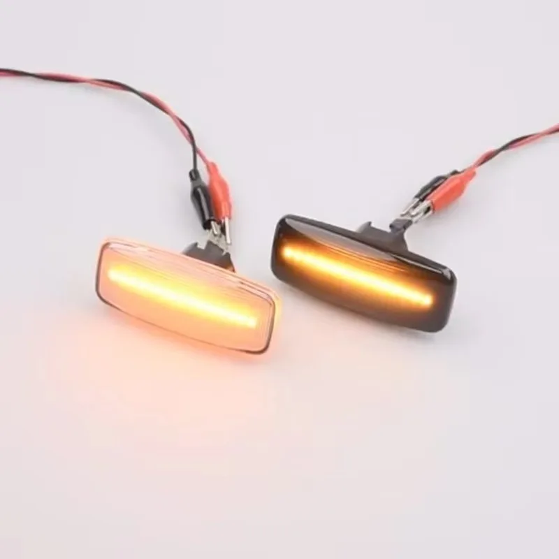 

Popu For 2pcs Dynamic Repeater Signal Lights LED Car Side Marker Lights Nissan Qashqai Noto Micra Navara Cube Tiida 350Z Pathfi