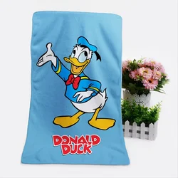 Donald Duck Beach Towel Anime Figures Cartoon Product Cosplay Accessories Customized Bath Towel Washcloth Gift