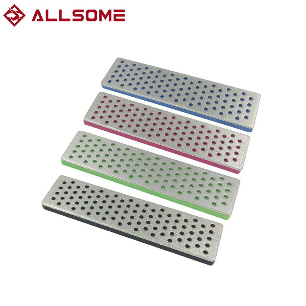 ALLSOME 100x25x2mm Diamond Sharpening Stones For Ice Snowboard Ski Edges Skiing Sharpeners Grit 240 360 500 1000 Abrasive Tool