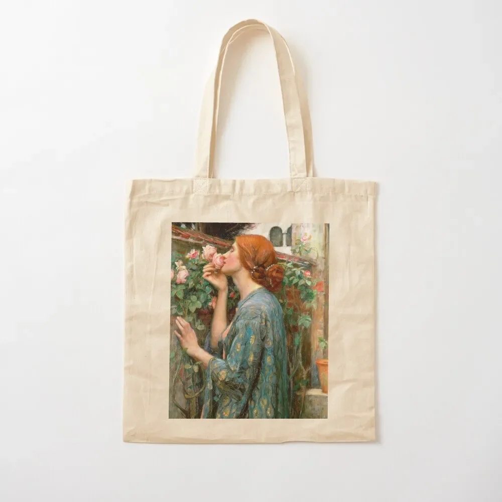 The Soul of the Rose - John William Waterhouse Tote Bag university shopper bag tote bag canvas