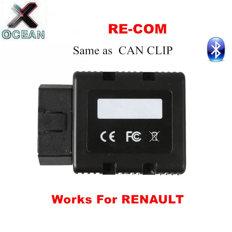 

For Renault COM Bluetooth Interface Clip for Renault OBD OBD2 Diagnostic Tool RECOM Replacement Canister Clip