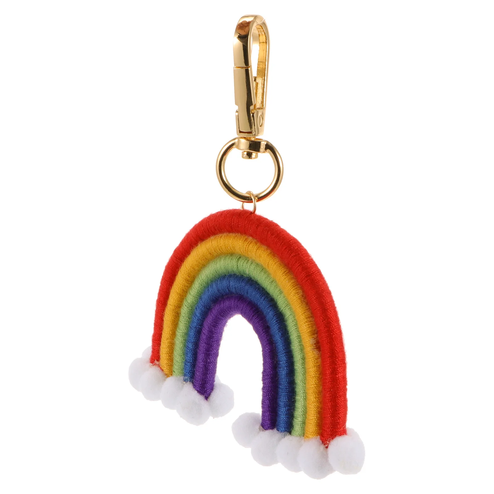 

Creative Rainbow Style Car Key Ring Pendant Unique Colorful Bag Hanging Ornament Key Decorative Pendant Keychain Gift